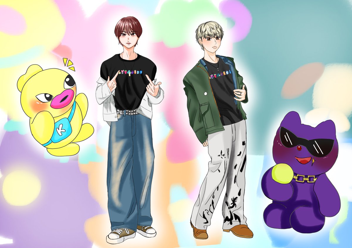HONO_KC0929's tweet photo. #MAZZELファンアート
 shopのKAIRYU ＆ RYUKI🐥🐱 https://t.co/iuYVw21263