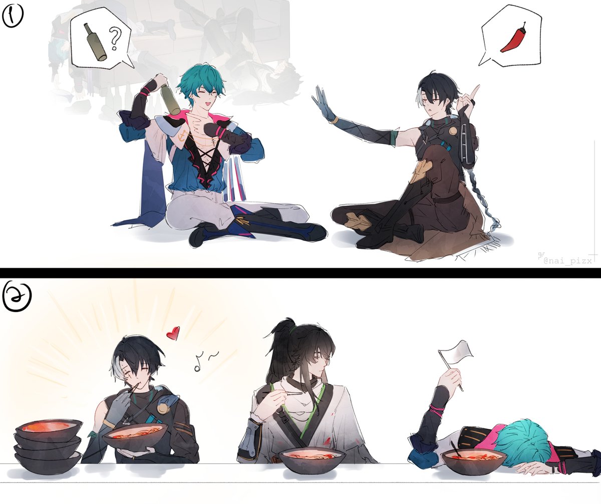nai_pizx's tweet photo. #WuwaFanart #Jingran #Brant #Qiuyuan https://t.co/oqXOqlYn4s