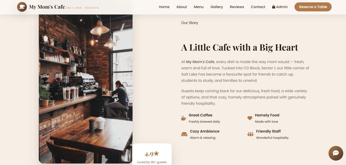 editedge_07's tweet photo. Most founder websites look clean.
They still convert almost nobody.

I build the opposite:

High-converting websites + AI apps that force a decision in under 10 seconds — book the call, start the trial, or buy.

Recent work

→ Code Lens — AI-powered code review platform
→ My Mom’s Cafe — clean site + ordering bot that actually drives action
No pretty brochures.

Just systems that turn visitors into clients.
Want the same for your business?

DM me “SYSTEM” and I’ll tell you exactly what I’d build for you.