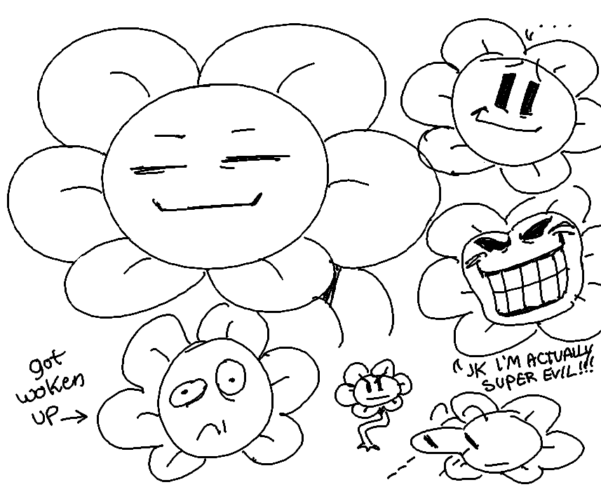neorouxls's tweet photo. Who here likes when I draw Flowey with funny faces please say I https://t.co/7f3Ew8cAoD