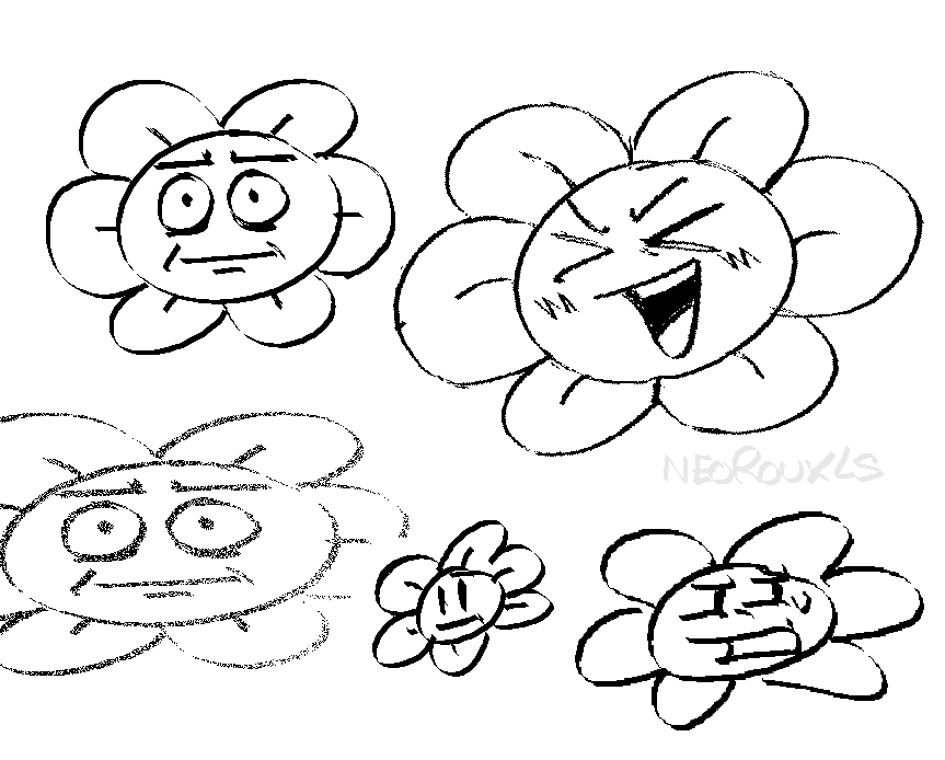 neorouxls's tweet photo. Who here likes when I draw Flowey with funny faces please say I https://t.co/7f3Ew8cAoD