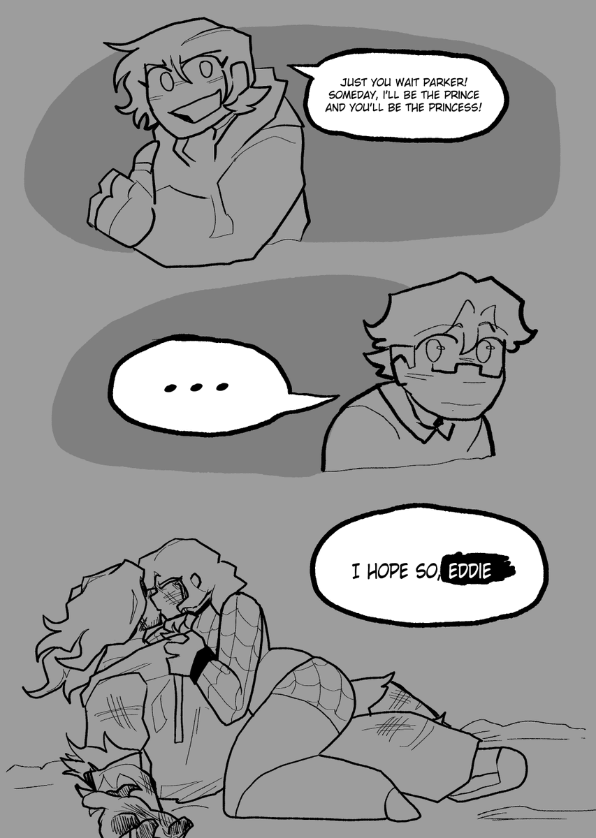 DoeTheBro1's tweet photo. Not canon but was listening to Love Story and immediately cooked Petra x Eddie angst https://t.co/SPmmWjg4EF