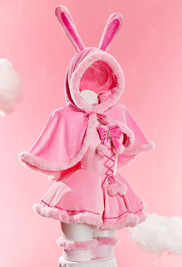 mobbunnyjp's tweet photo. 🐇 ピンクのうさ耳を自在に曲げ、今日は甘いバニーで近づく

[モブモフ] うさぎ柄 クリスマス ファーセット ケープ セット
💰 ¥8,599（定価¥12,199 / 先行予約）

🔍 290265
🔗 https://t.co/F6AO0ZXrBy
※開けない場合、Webで開いてね📲

#モブバニー #セクシー #ランジェリー #ドレス https://t.co/ou2U6Ky0Ul