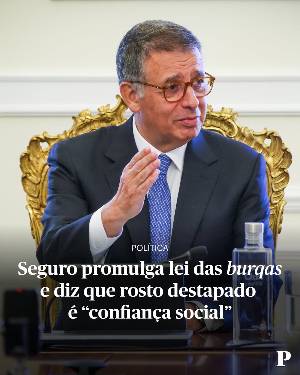 Publico's tweet photo. Seguro promulga lei das burqas e diz que rosto destapado é “confiança social”

Leia aqui: https://t.co/N4pypl7cO5 https://t.co/xtYQyCmC2D