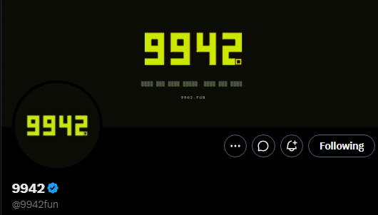 Jerry94_HC's tweet photo. still watching @9942fun because it has that rare feel of a project that gives early people something real to lean into

the doors opening for the early ones, the allowlist energy, and the way people keep coming back without needing loud promises says a lot. i like projects where the nft side and token side feel tied together and the community is doing the actual work of showing up. curious what gets unlocked next