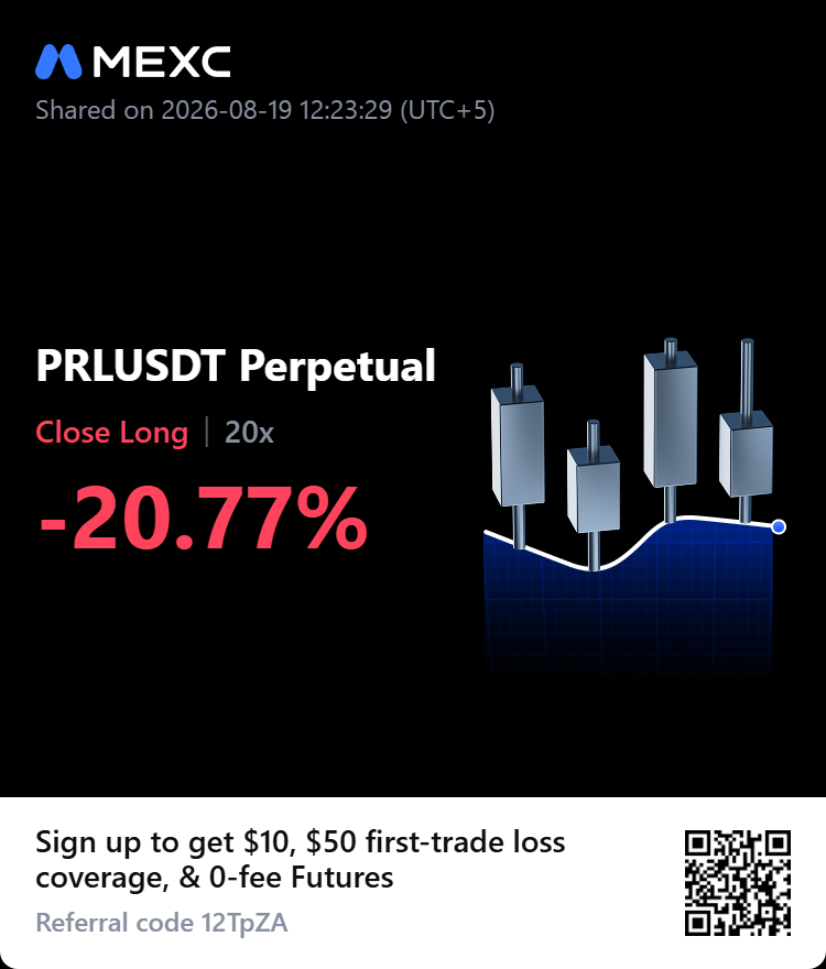 Crypterras's tweet photo. Long $PRL | SL hit💥

I don't leave trades open overnight anymore, because I can't re-enter them if something happens. https://t.co/voWPJMrQNu