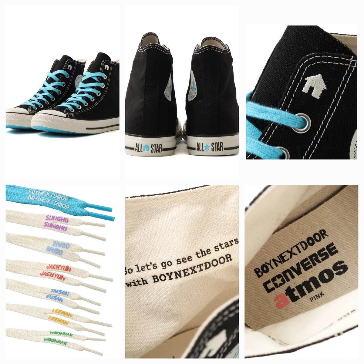 bndwiki's tweet photo. [#BRAND] 260818 #BOYNEXTDOOR
via atmos_pink 

The collaboration between CONVERSE × BOYNEXTDOOR × atmos pink apparels is finally out! Born from the intersection of music, sneakers, and fashion culture. Pop-up store schedules also have been confirmed.

(All events are JAPAN-exclusive).

🔗 https://t.co/2u4NpNmVuG