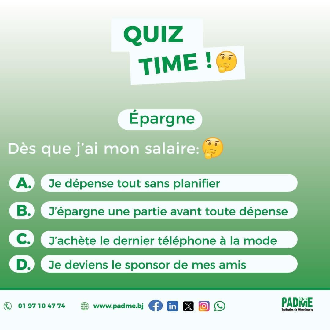 padmebenin's tweet photo. Et vous que faites vous lorsque vous recevez votre salaire?
#PADME S.A. #Jeux https://t.co/4l8Cy1ddnj