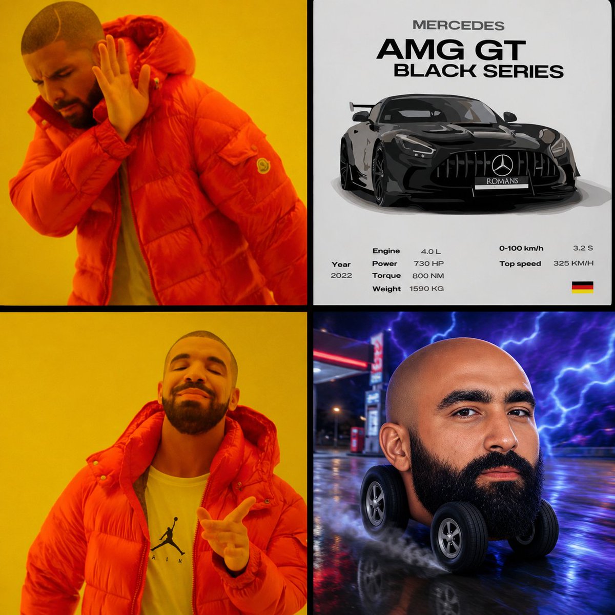 Gnarnar1's tweet photo. @mertcedessol @0xcellie @badattrading_ 

Had to cook something for the $Mertcedes meme contest.

Let’s see if Mert picks this one.

SOL: GUyYmBAsKtCNKSqkSHef9ZsJMPgpdo3yETmJbR7XMVFC https://t.co/Hw2BLELN7Q