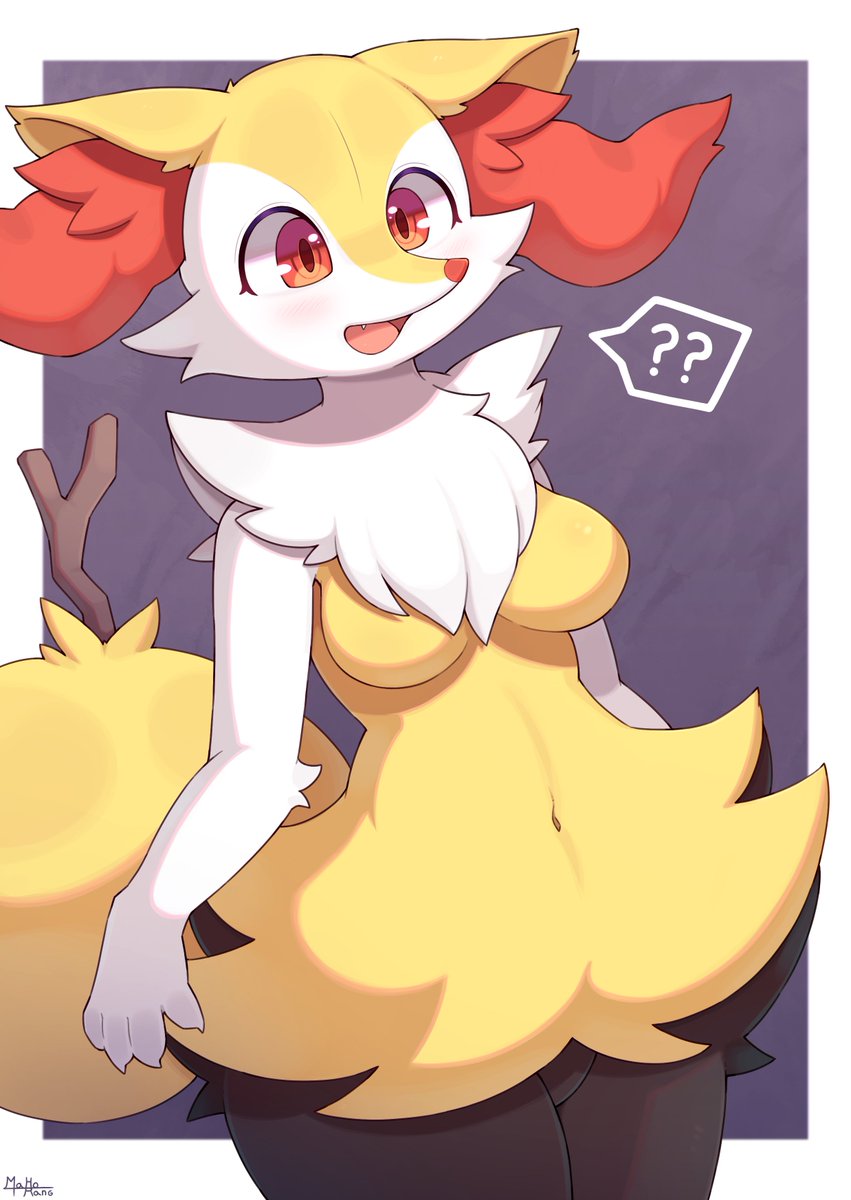 MaHo_Rang's tweet photo. Braixen : ?

#Pokemon #Braixen #furry https://t.co/l1QbQnEUWJ