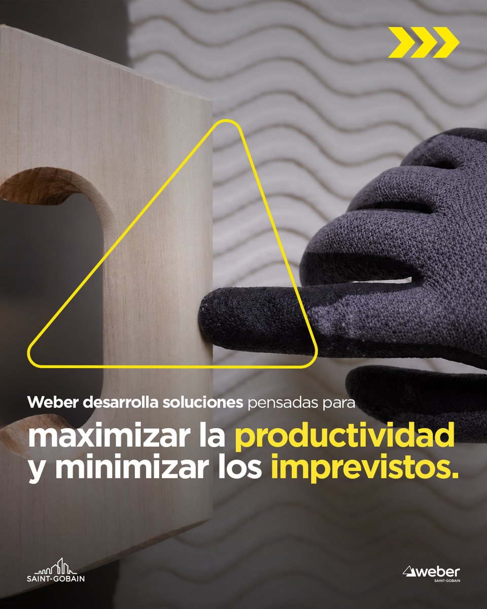 SGweberES's tweet photo. ⏱️ En obra, cada minuto cuenta. Los morteros listos para usar y las tecnologías de secado rápido de Weber ayudan a agilizar los procesos y reducir imprevistos. 🛠️

🚧 Menos riesgos. Menos retrasos. Más rendimiento. 

#MakingTheWorldABetterHome https://t.co/dcgjzIPhZ2