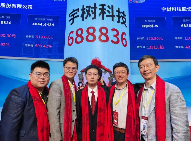 AiFinnews's tweet photo. Unitree Robotics went public today, becoming the first stock of humanoid robots in the A-share market.
The issuance price was 150.8 yuan, and it soared to 1100 yuan at the opening, an increase of 629%, with a market value of 444.9 billion yuan at one point.
#Robot  #IPO https://t.co/7678L4JP7h