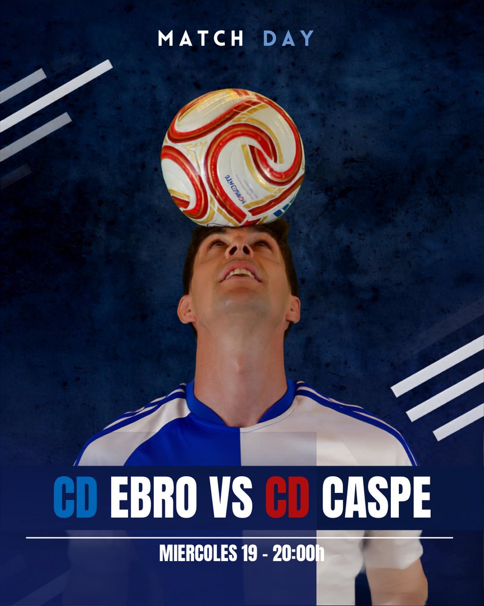 CD_Ebro's tweet photo. HOY JUGAMOS! Tenemos otro test de pretemporada para ponernos a punto.
🆚 CD CASPE
🏟️ Pedro Sancho ( Campos de la federación aragonesa de fútbol )
#cdebro #somosebro #NuestraEsencia https://t.co/HFZzCADBk8