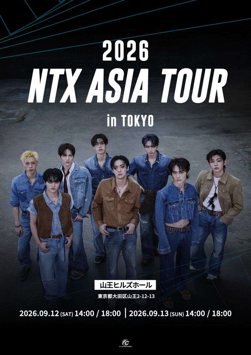 FCLIVE_official's tweet photo. ／
🔔チケット好評販売中🔔
アジアツアー日本公演開催までD-18🏁
＼

『2026 NTX ASIA TOUR in TOKYO』

🗓日程：9月12日(土)・9月13日(日)
📍会場：山王ヒルズホール

🎫ご予約・詳細はこちら
https://t.co/H8CIYL03rd

#NTX #엔티엑스 #エヌティーエックス https://t.co/t6pTpVcVTV