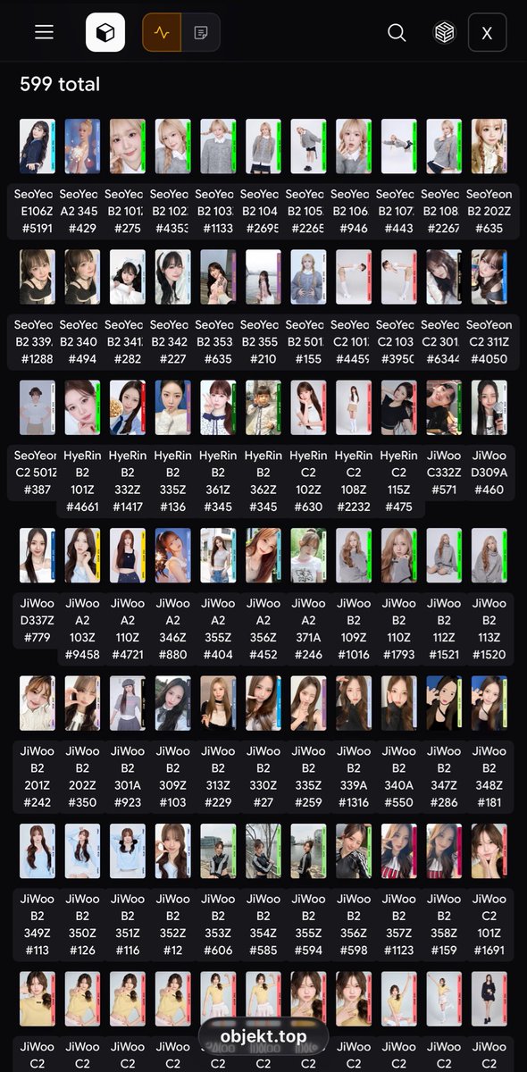 XFPIEEEE's tweet photo. Wts 
You can inquire about any objekt except for those that are locked. https://t.co/6wx7zHWNsH