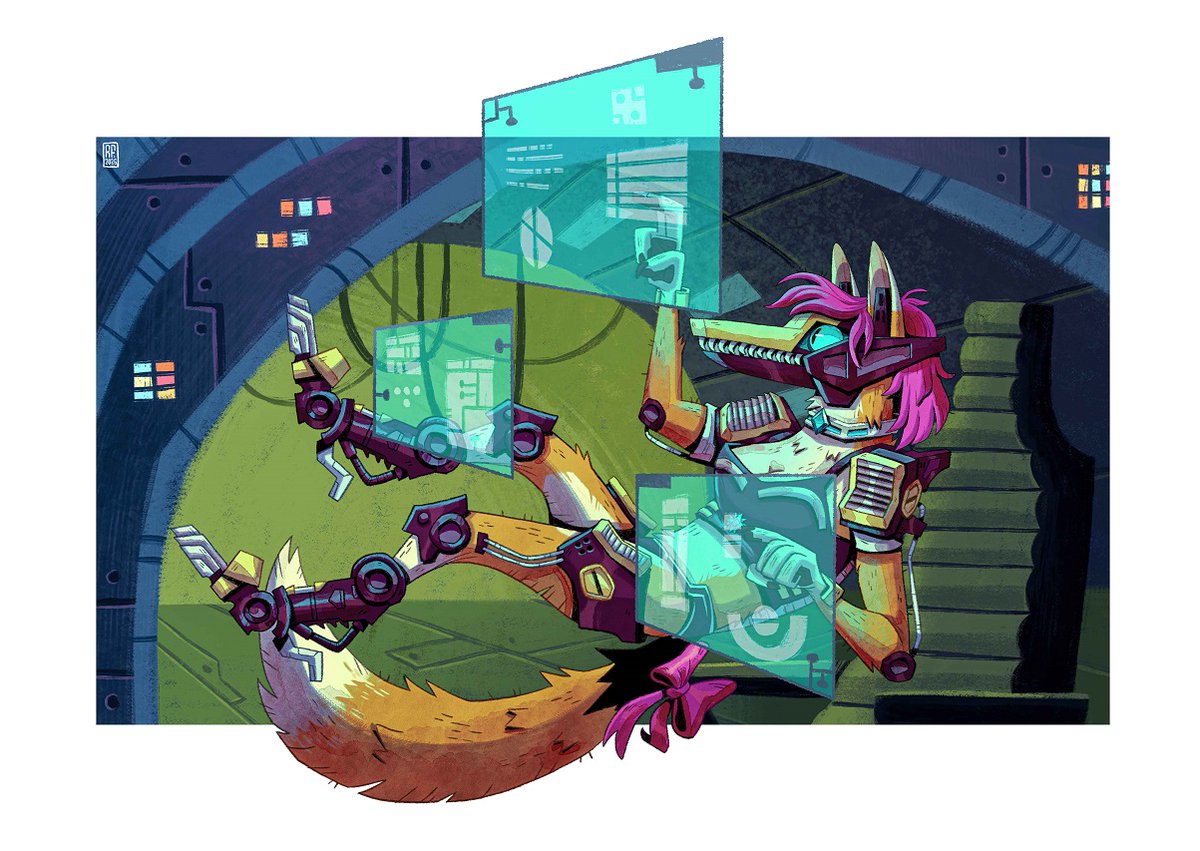 BurgerKapitany's tweet photo. Finished illustration for Geneec 🚀 https://t.co/wZliYWFgtQ