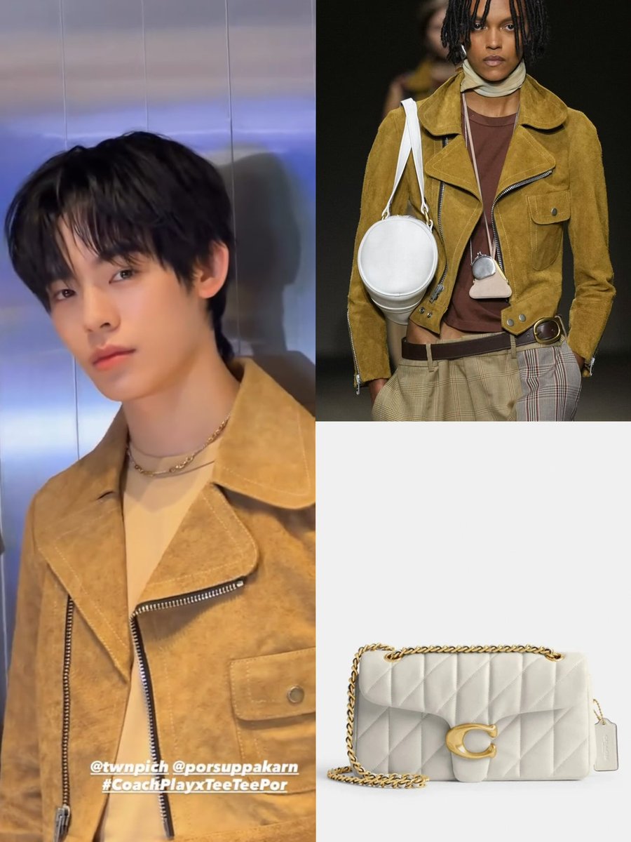 imyginkgo's tweet photo. ตี๋สะพาย tabby shoulder bag 26 ป๋อถือ tabby shoulder bag 26 with quilting ละเสื้อผ้ากะมาจาก runway spring 2026 ตุวลูกมาก ( ；ᵕ； ) 🫳🏻🫳🏻

TTP LIFESTYLE AT SIAM
#CoachPlayxTeeTeePor https://t.co/7n3Os9Ro5O