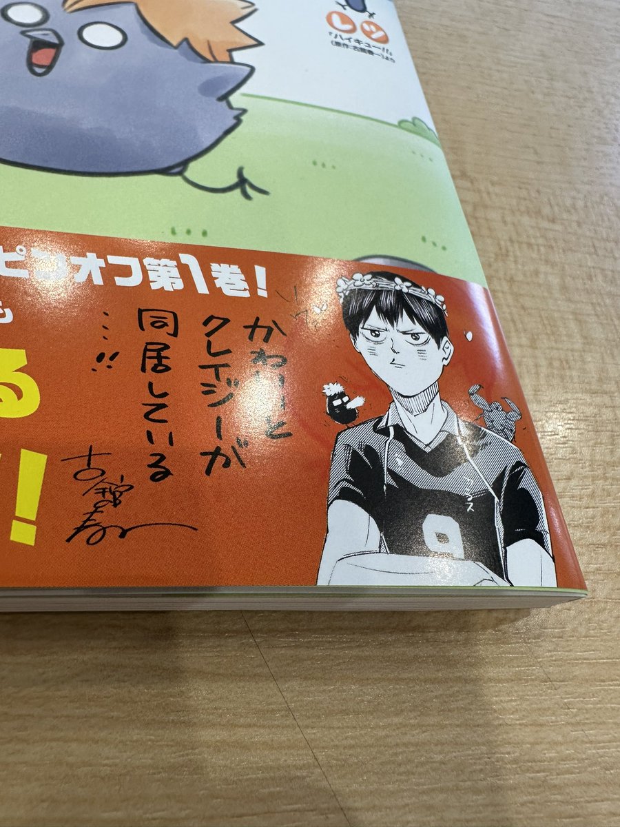 819_hinagarasu's tweet photo. #巣立てヒナガラス 第1巻の帯には、古舘先生から推薦イラスト＆コメントもございます！

かわいいとクレイジーのマリアージュを存分にお楽しみください！ https://t.co/sHdVtkqqM4