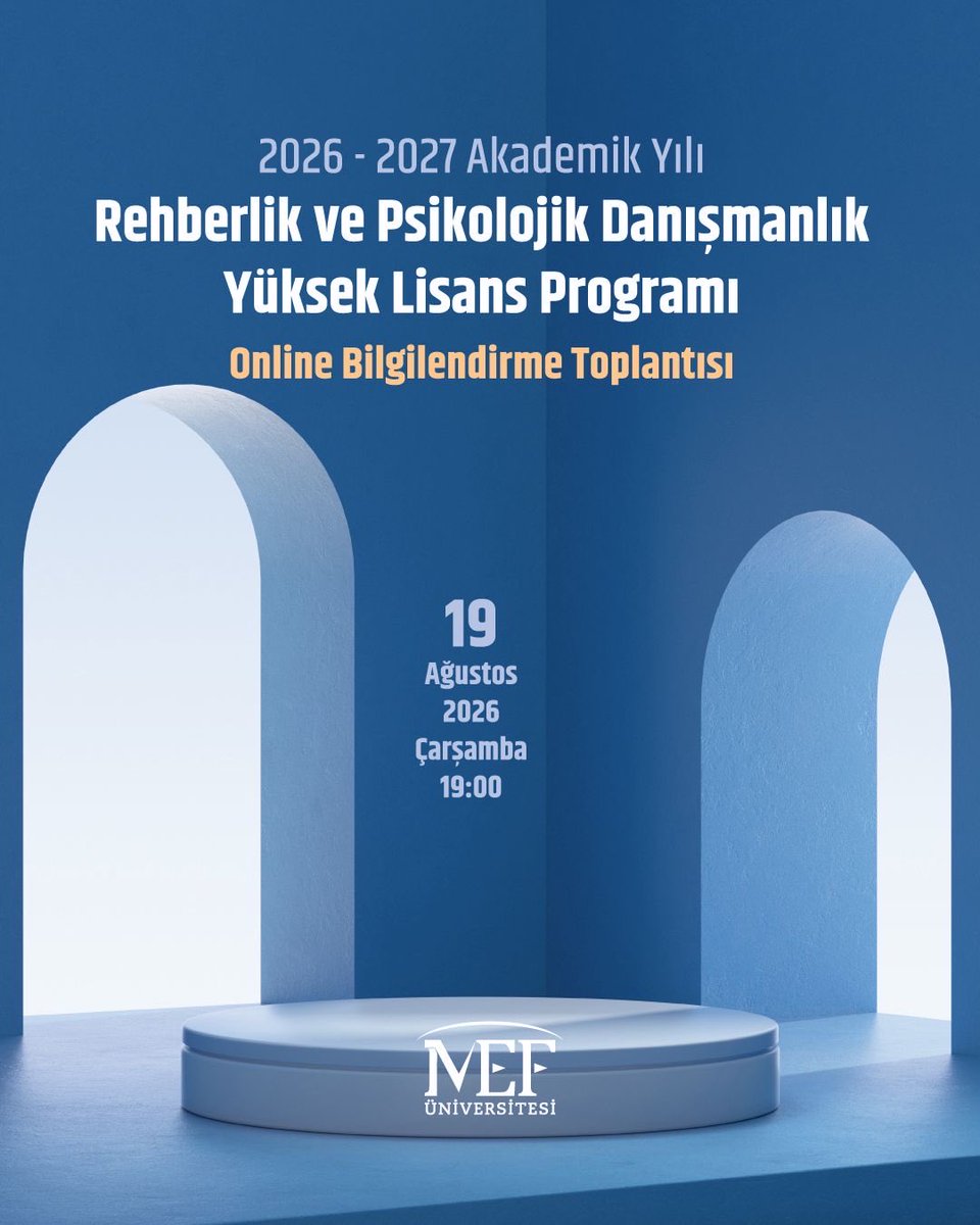MEFuniversitesi's tweet photo. Rehberlik ve Psikolojik Danışmanlık Yüksek Lisans Programı hakkında merak ettiklerinizi öğrenmek, programın içeriği ve eğitim süreci hakkında bilgihttps://lnkd.in/Rehberlik ve Psikolojik Danışmanlık Yüksek Lisans Programı Online bağlantı linkimiz; https://t.co/LfTtQX0Wm7 https://t.co/ldutFpG6QV