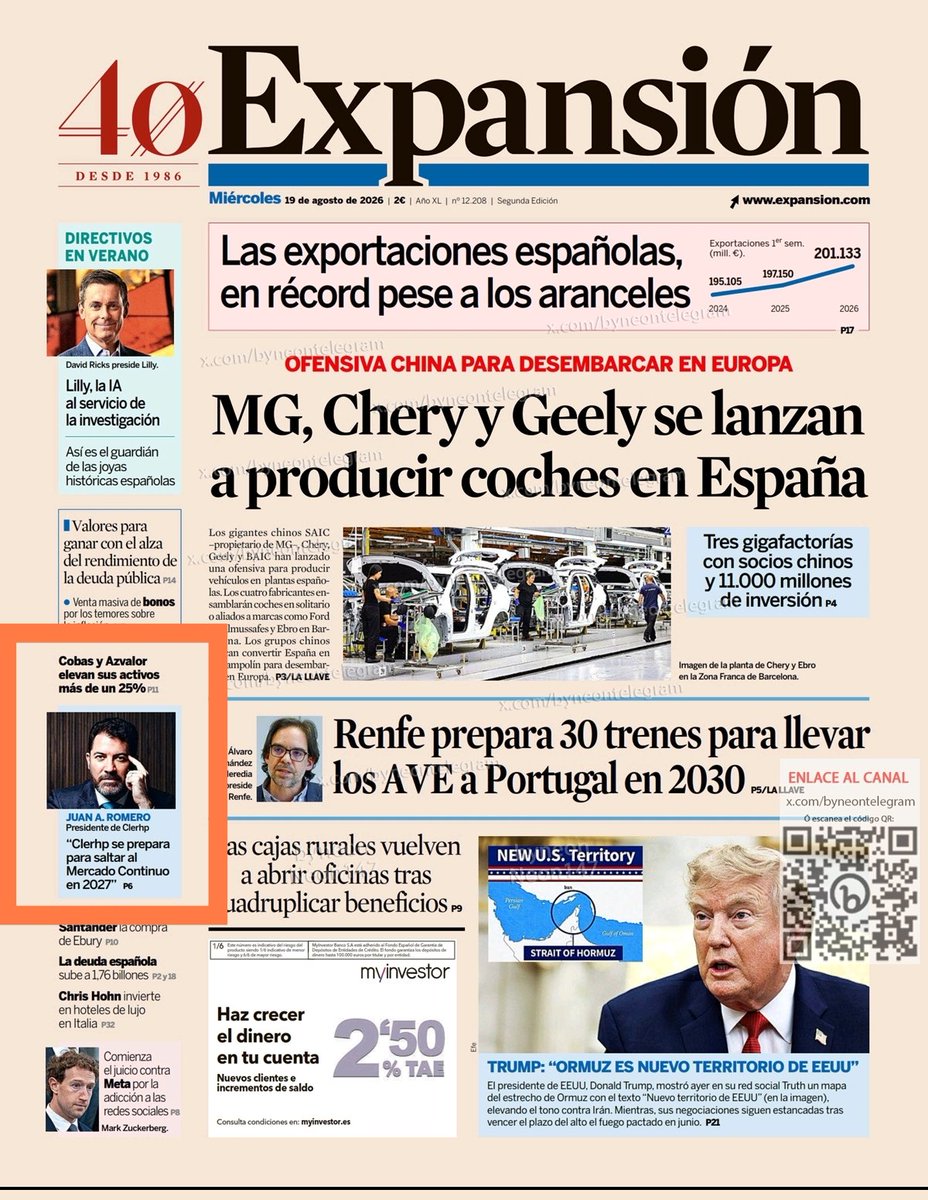 adanpil9's tweet photo. 🏗️ @clerhp prepara el salto al Mercado Continuo en 2027

📈 La acción se dispara un 277% en 2026, con una capitalización cercana a 400 M€

🏝️ Su buque insignia, @LARIMARCITY en Punta Cana, suma 20.000 viviendas y 2.200 millones de dólares de inversión

💰 JB Capital fija precio objetivo en 30 €/acción

🗣️ "El paso natural para atraer inversores internacionales" — Juan Andrés Romero, presidente