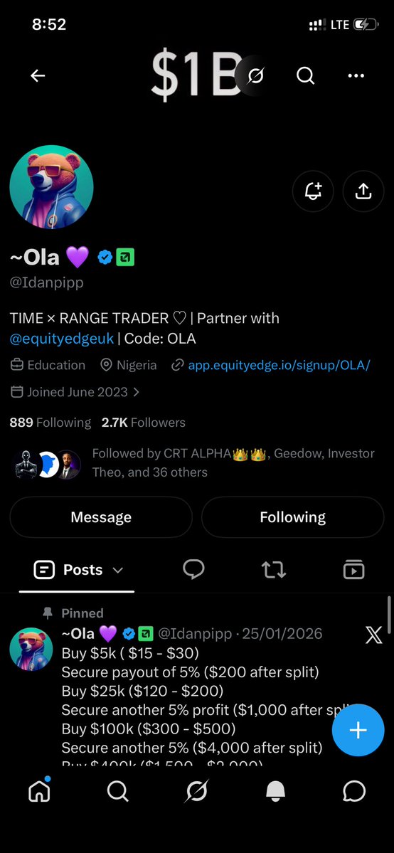 Web3Typer's tweet photo. @tradecorecap @the5erstrading @the5ersnigeria @The5ersFutures @Idanpipp @Ghost_Fx10 @Yunusa_Forex @FLARE__FX https://t.co/dkUY3TsBJ8