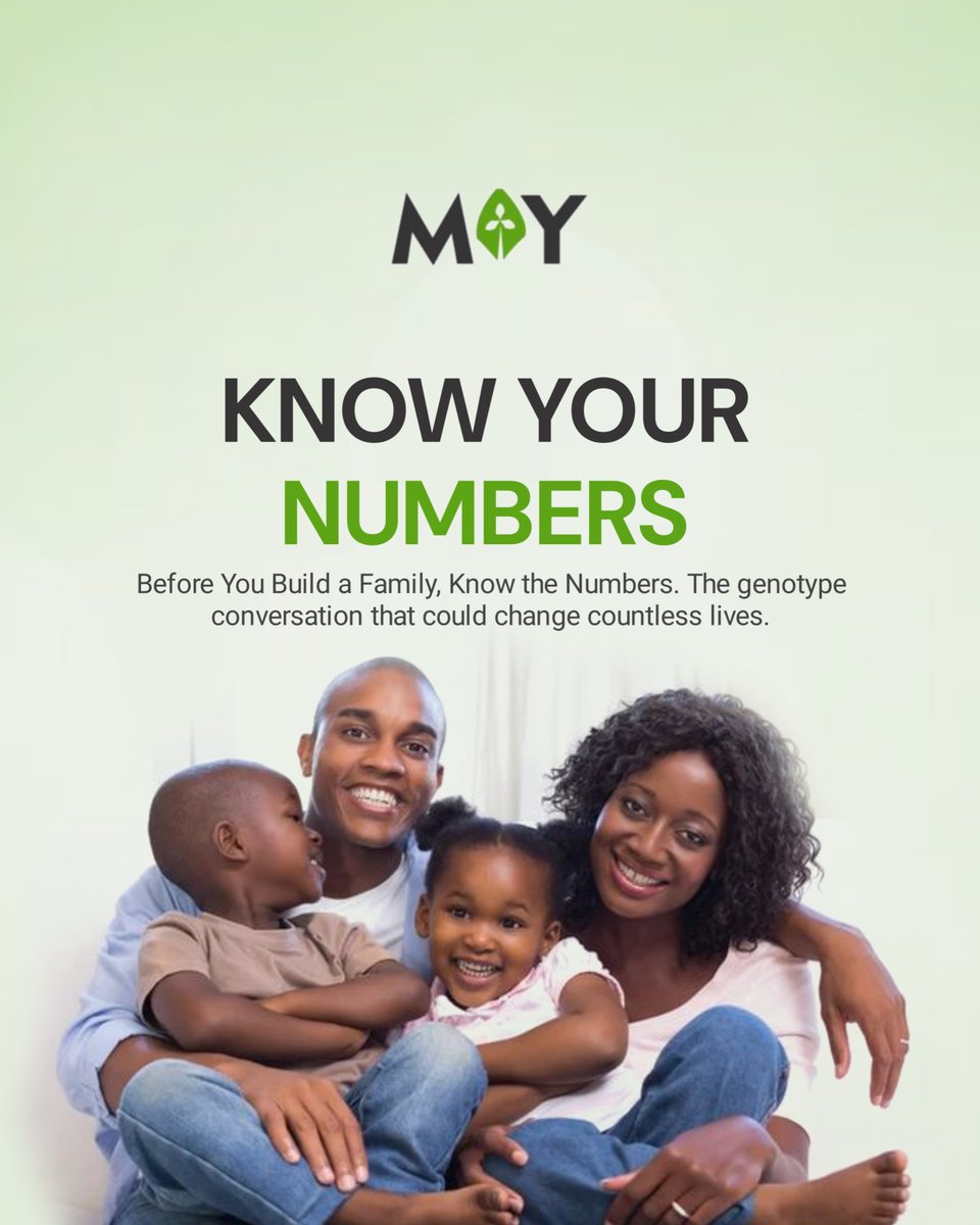 MayFoundations's tweet photo. Many people know their blood group. Far fewer understand what their genotype means.

#MayFoundation #Genotypetesting #HealthEquity #SocialImpact #knowyourgenotype https://t.co/KhlrMPNEOp