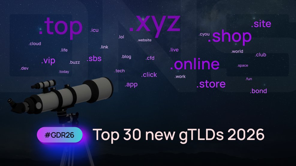 InterNetX's tweet photo. After 14 years, a major DNS expansion returns: the new gTLD Program 2026 🌐

More extensions mean sharper competition and faster consolidation, raising the stakes for data-driven portfolio, brand &amp; pricing decisions 🎯

📊 Get the GDR26 to navigate it: https://t.co/An3JpxwT1A https://t.co/AjBmUEfjDN