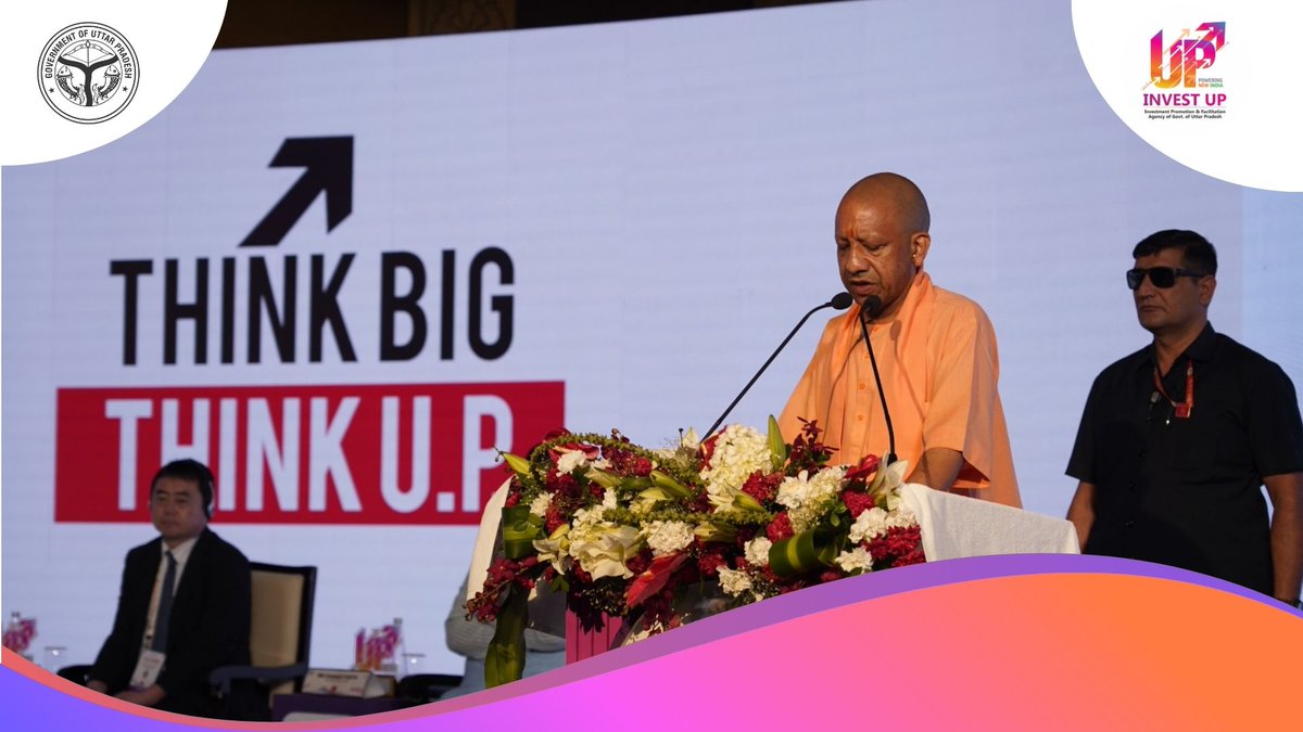 _InvestUP's tweet photo. At the UP–Japan Investment Meet 2026, 

Hon’ble Chief Minister Yogi Adityanath welcomed Japanese investors and delivered the keynote address, highlighting the immense potential of a stronger Uttar Pradesh–Japan partnership.  

He emphasised the synergy between Japan’s precision, technology, quality and continuous improvement and Uttar Pradesh’s scale, talent, vast market and entrepreneurial energy. 

 With rapid economic growth, world-class infrastructure and an investor-friendly ecosystem, Uttar Pradesh is emerging as a global hub for manufacturing, electronics & semiconductors, GCCs, IT, defence & aerospace, clean energy, pharmaceuticals, logistics and future technologies.  

From Escorts Kubota’s India–Japan partnership to opportunities in AI, EVs, green hydrogen and advanced manufacturing, Uttar Pradesh offers Japanese businesses a strong platform for growth. 

 Invest UP invites Japanese investors to partner in building a Developed Uttar Pradesh and a Developed India. 

 #ThinkBigThinkUP #InvestUP #UPJapanInvestmentMeet2026 #Kubota #UttarPradesh #Japan #Manufacturing #Investment #IndiaJapan #IndustrialGrowth

@FollowCII @IndiaESA @yamanashipref @kotaro_nagasaki  @phdchamber @ASSOCHAM4India @NandiGuptaBJP @investindia @nasscom @ficci_india @CMOfficeUP @UPGovt #ThinkBigThinkUP @IndianEmbTokyo @JapaninIndia