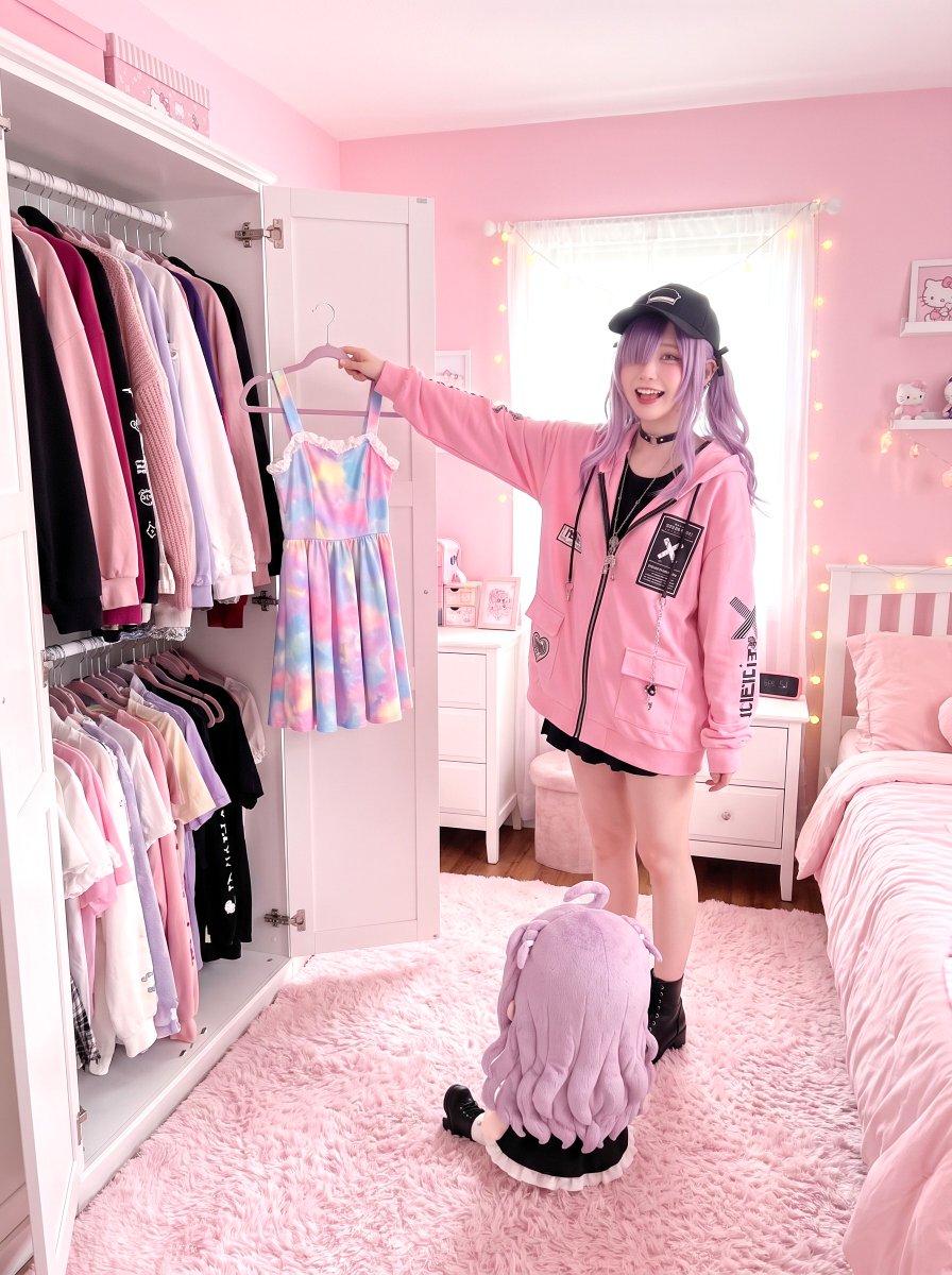 mea_harup's tweet photo. 🍭「これがいいですー✨」

仕事帰ってきてから、すぐ洗濯物畳んだの偉い！
服、全部ハンガーにかけておきたい🙄
そしたら、畳まなくていいのに(*'▽') https://t.co/JlRpII6joj