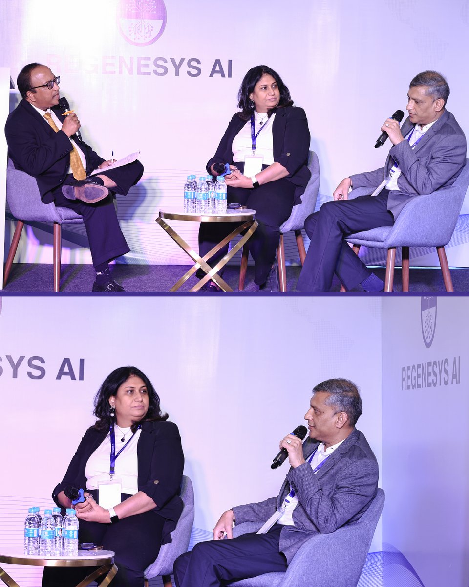 regenesys_ai's tweet photo. 𝗥𝗲𝗴𝗲𝗻𝗲𝘀𝘆𝘀 𝗔𝗜 𝗣𝗮𝗻𝗲𝗹 𝗛𝗶𝗴𝗵𝗹𝗶𝗴𝗵𝘁𝘀 | 𝗠𝘂𝗺𝗯𝗮𝗶
AI is reshaping healthcare, pharma &amp; life sciences. At the 𝗔𝗜 𝗳𝗼𝗿 𝗩𝗶𝗸𝘀𝗶𝘁 𝗕𝗵𝗮𝗿𝗮𝘁 𝗖𝗫𝗢 𝗦𝘂𝗺𝗺𝗶𝘁 𝟮𝟬𝟮𝟲, leaders explored responsible AI adoption, innovation &amp; talent.

#RegenesysAI https://t.co/GSgJd2wkq1