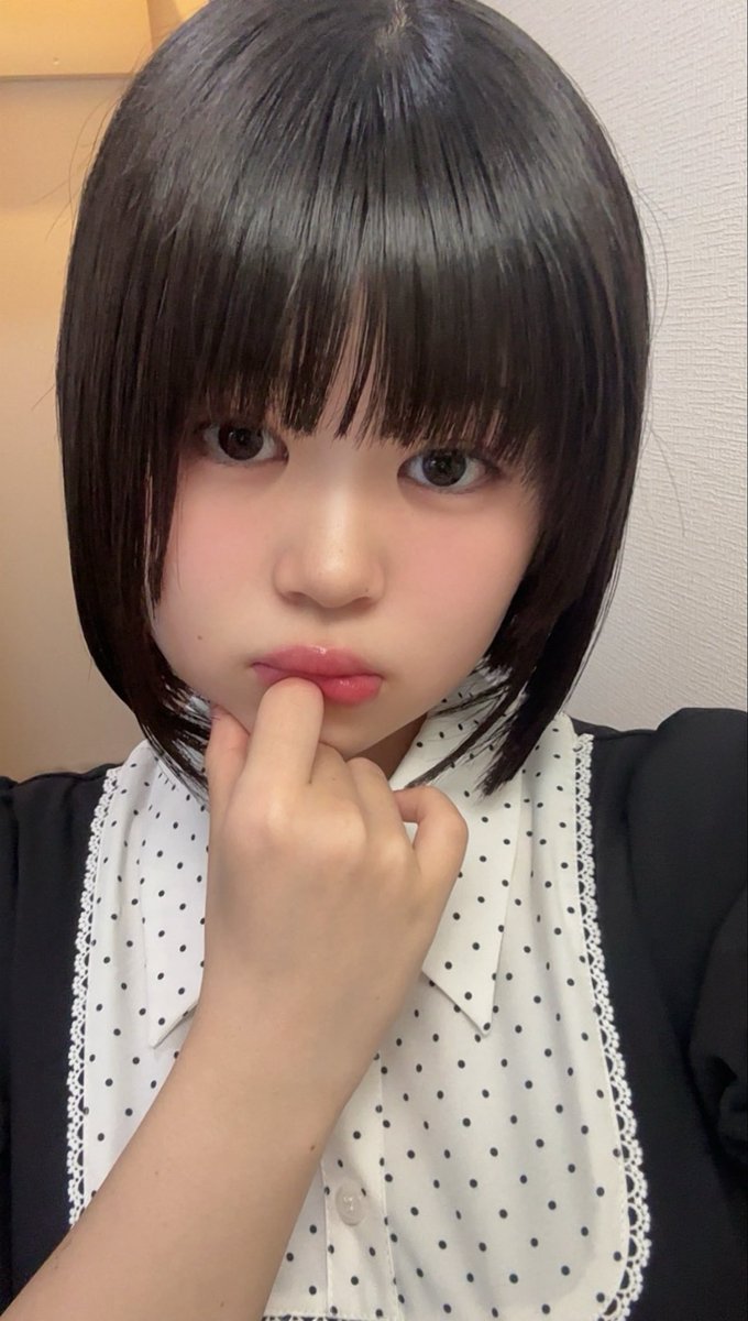 Jun_9595's tweet photo. おNEWじゅんちゃんはいかがですか
 #アイドル志望  #黒髪ボブ https://t.co/qvlmip3PS9