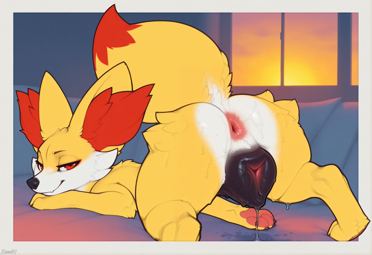 Zami_Ai_'s tweet photo. Fennekin~

#yiff #furryai #NSFW https://t.co/MUcqw4gypu