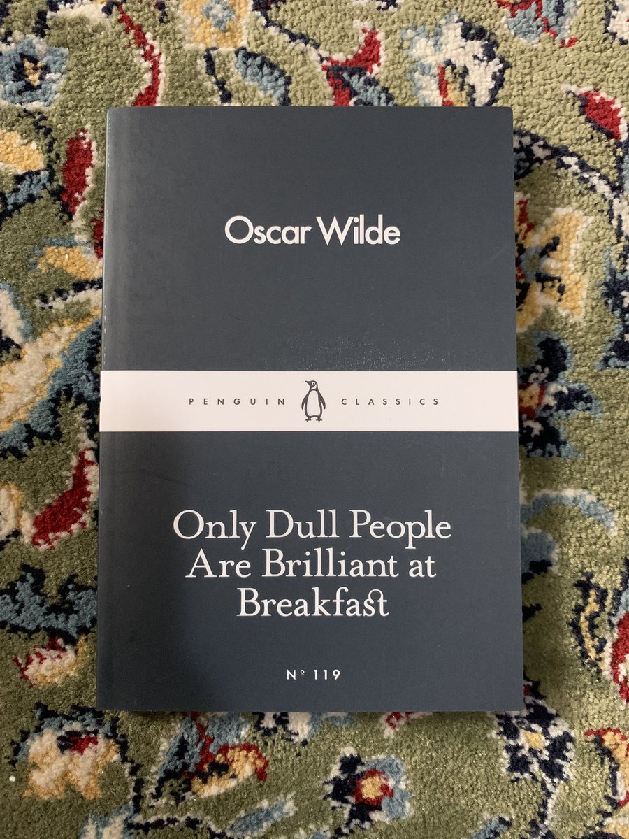 mourningdeer's tweet photo. Wts Oscar Wilde Only dull people are brilliant at breakfast 60k (manual only)

kalau ada yang mau ditanya rep disini aja dmnya error https://t.co/VEtdJ03DUG