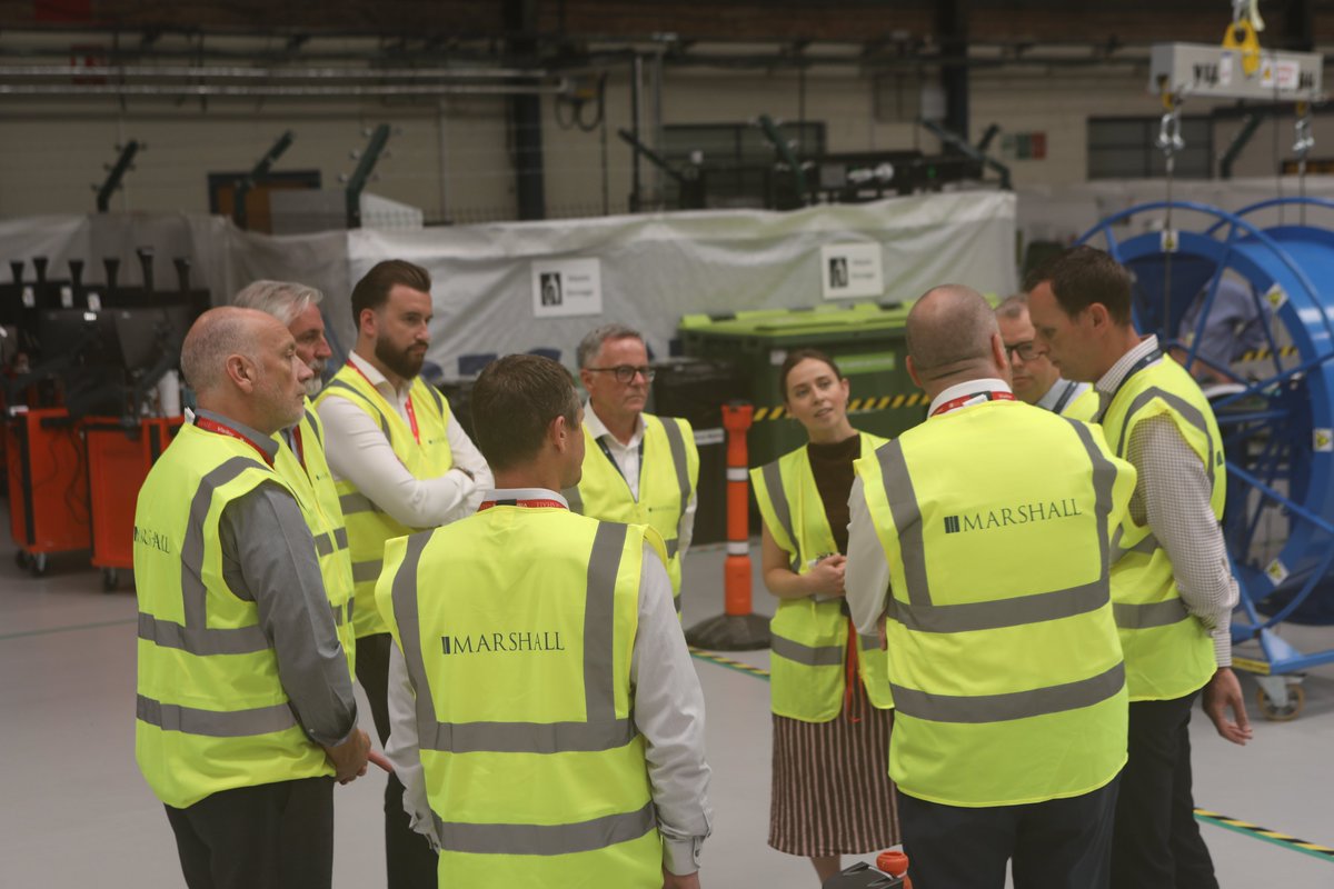 marshall_aero's tweet photo. 📸 We were delighted to host a visit from @thalesgroup leaders recently, including a tour of our new production facility for anti-submarine warfare sonar modules.

https://t.co/83lnEJPVBV

#Defence #UKDefence #Manufacturing #Engineering #MaritimeSecurity #RoyalNavy https://t.co/Z86QSUvqZ5