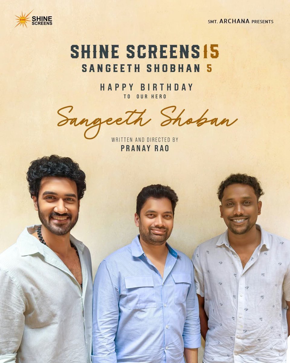Chitraaaaaa_'s tweet photo. Happy bday @SangeethShobhan 🥳❤️
The entertainment quotient is gonna be high🔥💃 

#ShineScreens15 × #SangeethShobhan5 https://t.co/O93Ql8AdgH
