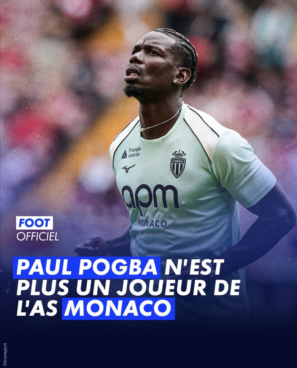 ❌ L’AS Monaco et Paul Pogba annoncent ce matin mettre fin au contrat d...
