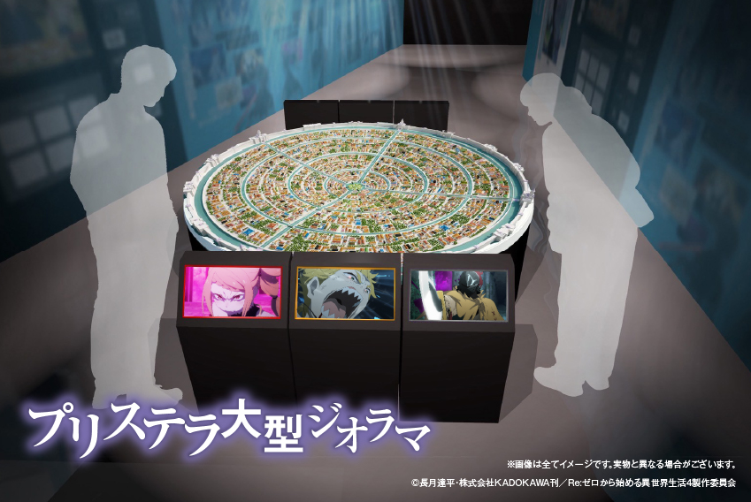 re_zero_ex's tweet photo. ◪ #リゼロ展 ◪

TVアニメ『Re:ゼロから始める異世界生活』展
✦プリステラ大型ジオラマ

3rd seasonの舞台・水門都市プリステラを、大型ジオラマで立体的に再現。都市各所で繰り広げられた激闘の舞台も位置関係含めお楽しみいただけます。

◪9/12(土)~10/4(日)
https://t.co/2CQpnfDc44
#リゼロ https://t.co/7m4GNVQr1r