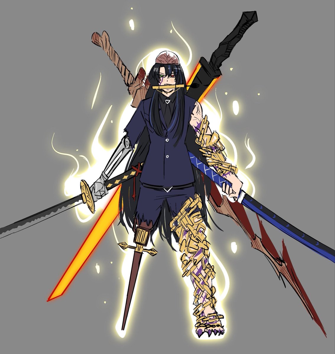 hvcassini98's tweet photo. Alternate Blade of the House of Spiders Ryoshu #Limbus_Company #LCB4 https://t.co/ATVmKwGBUt