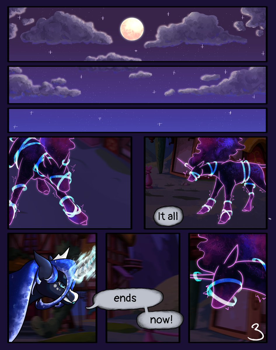 AlajaVedma08's tweet photo. #MLP #MLPFiM #MLPComic #PrincessLuna
When Fear Became Flesh: Not Everyone Will Wake Up
Chapter 1 — “The Escape” https://t.co/OSwmpc500Q