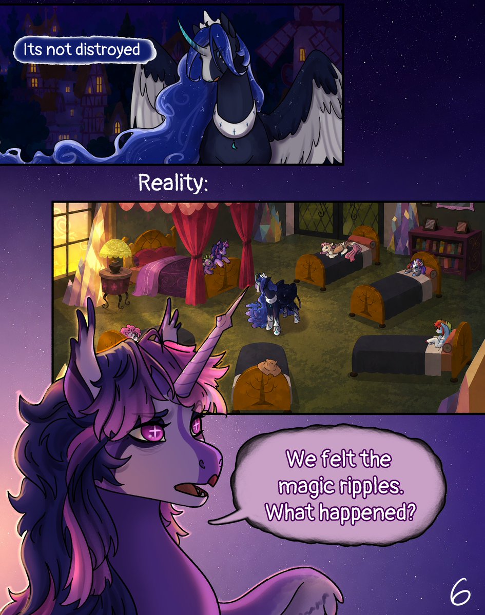 AlajaVedma08's tweet photo. #MLP #MLPFiM #MLPComic #PrincessLuna
When Fear Became Flesh: Not Everyone Will Wake Up
Chapter 1 — “The Escape” https://t.co/OSwmpc500Q