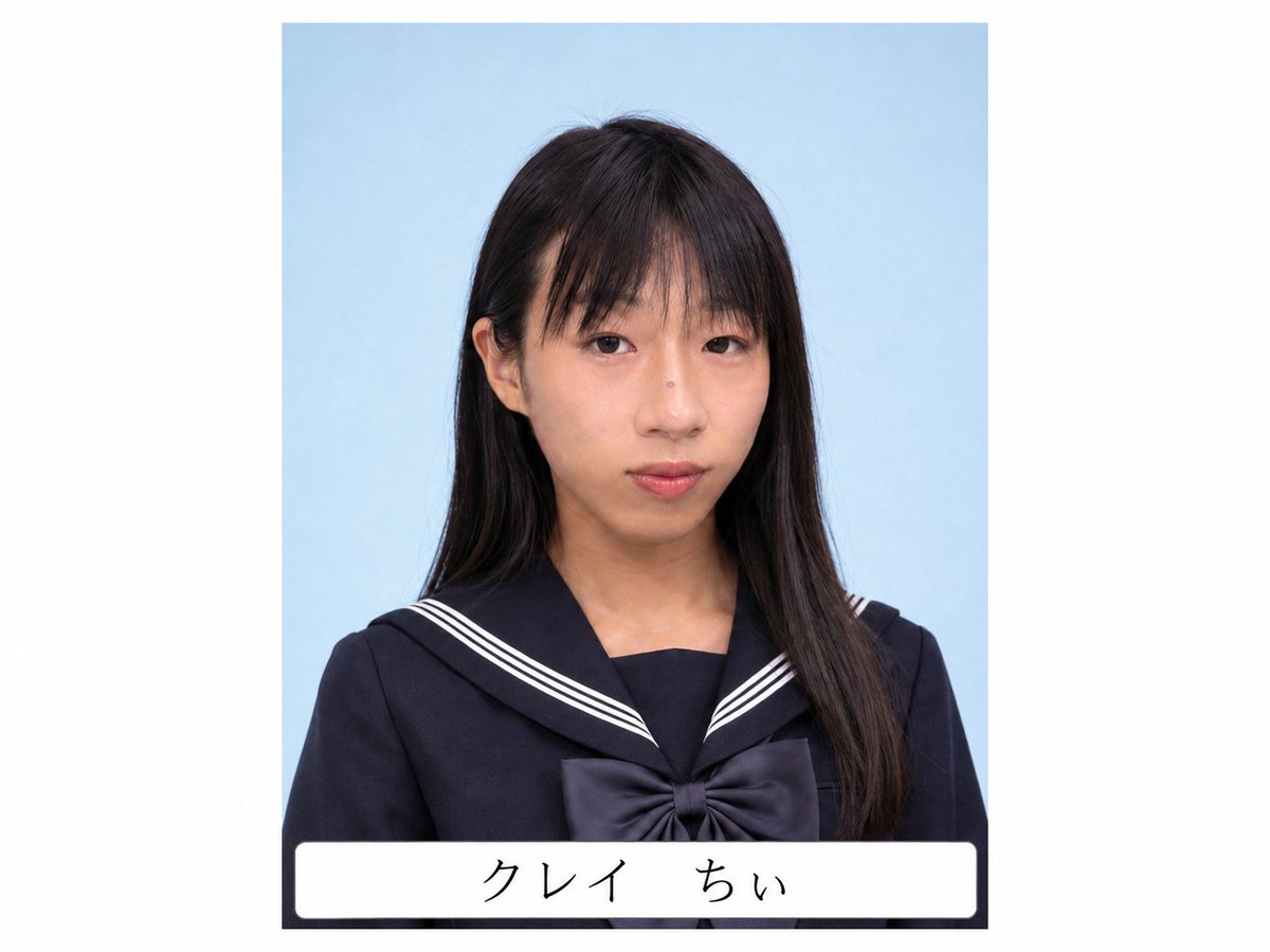 Cra_qy's tweet photo. この文章に自撮り2枚送ってチャッピーに作って貰った！
ビックリするくらい可愛くて滅。君いつの間に二重になったの？羨ましいねぇ。

-5歳ど��ろか、×1/2歳くらい若く見える。早くコレになりたい。 https://t.co/XuZ5aXn6Sp