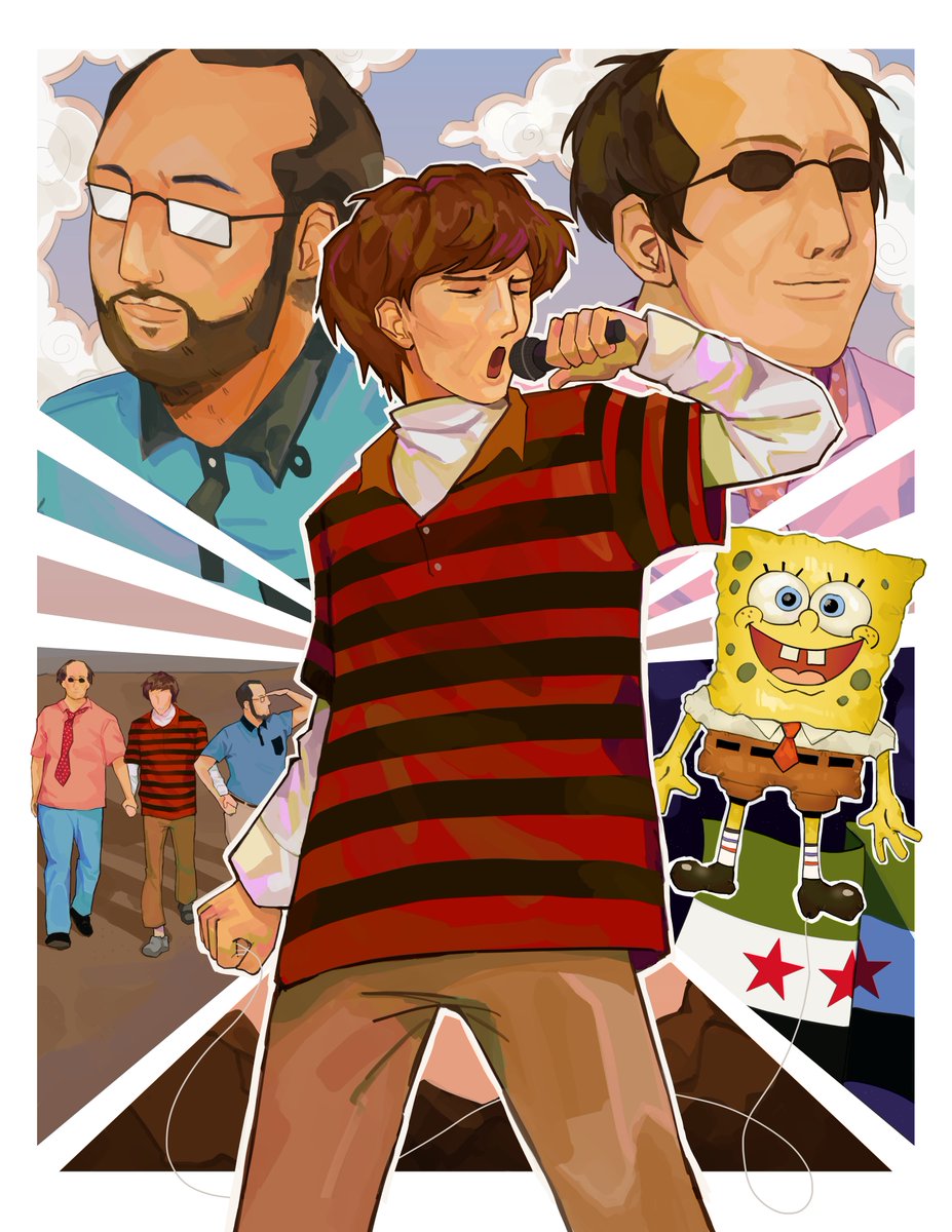 Judgment_Arcana's tweet photo. MY TWO LOVELY UNCLES !!!
so happy to be apart of this zine and celebrating 10 years of supermega!!! @supermegazines 
so many wonderfully skilled meghead artists CHECK OUT THE ZINE up for preorders !!! https://t.co/OxP7XZCEMo