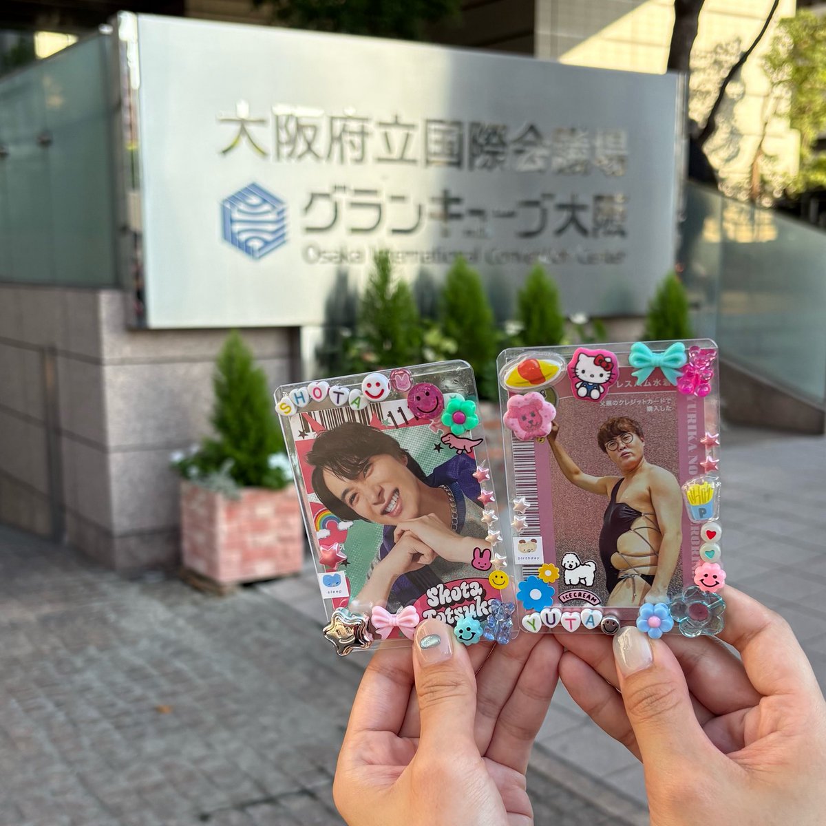 a_____mm_z's tweet photo. 戸塚くんと中谷の共演が嬉しすぎてトレカデコした🌷 https://t.co/v4J4QQkSWz