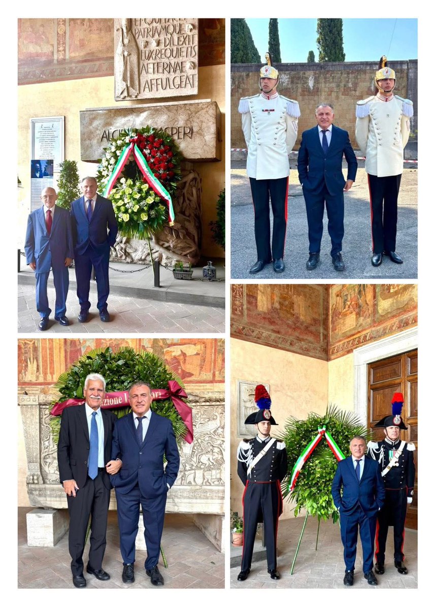 lilloconiglio's tweet photo. ACCADDE OGGI — ARCHIVIO ROMA (2025) 19 agosto. In ricordo di Alcide #DeGasperi, guida e coscienza della nostra #Repubblica. Presente al 71° anniversario, il suo esempio ci ricorda che #democrazia, #Europa e #dignità sono valori non negoziabili. Un dovere per il futuro.
🇮🇹🇪🇺 #FDG https://t.co/gxbUTDEcLR