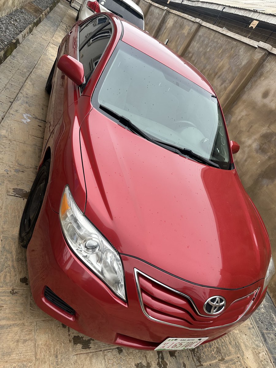 FlintAutos's tweet photo. Make: Toyota
Model: Camry
Year: 2010
Trim: LE
Color: Metalic Red
Transmission: Automatic
Engine Capacity: 4 Plugs
VIN: Available On Request
Interior: Gray Fabric
Backup Camera: NO
Alloy: NO
Keyless Entry: YES
Condition: Foreign Used
Location: Ibadan
Price: 9.8Million (Asking) https://t.co/C4WepMQscC