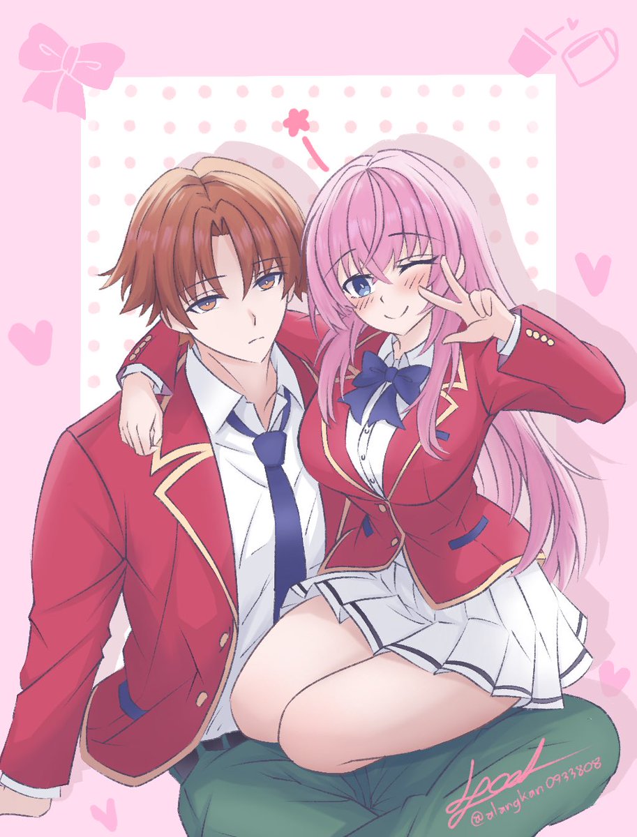 alangkan0933808's tweet photo. Ayanokoji X ichinose 🩷🩷

#よう実 #you_zitsu #綾小路清隆 https://t.co/EGMqbFbMbj