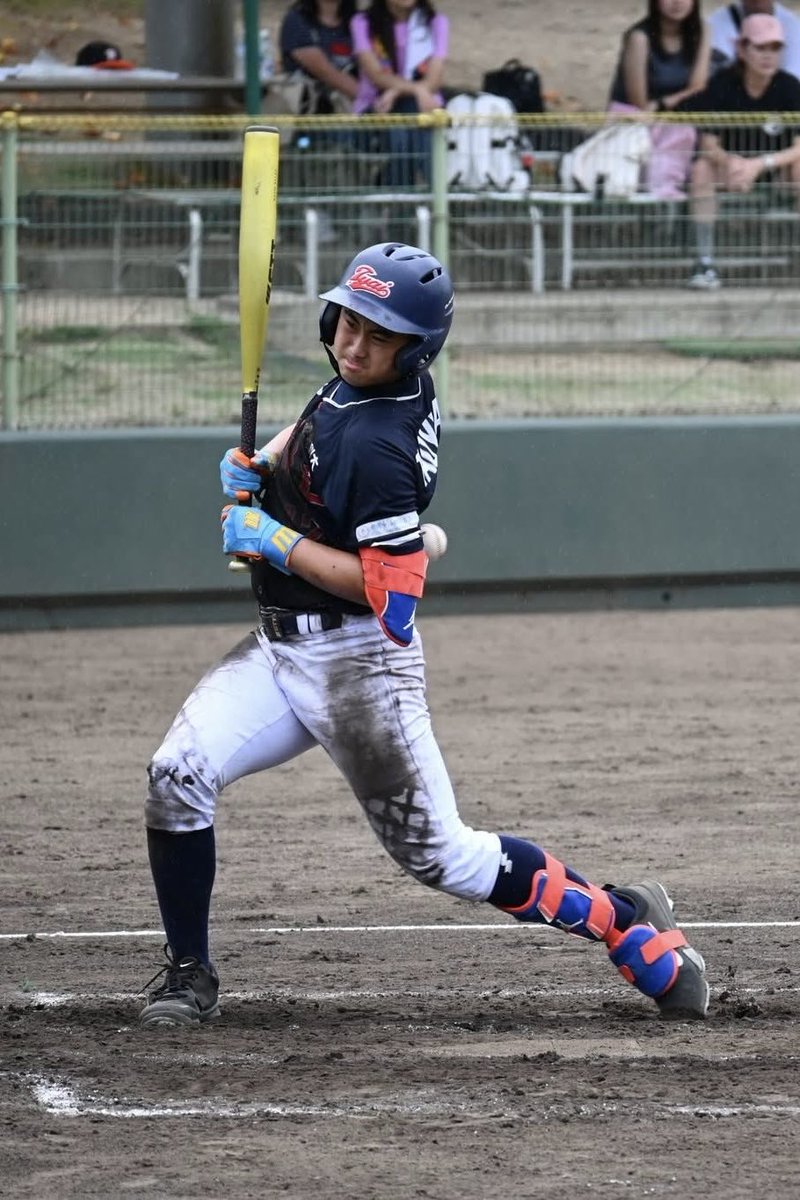 Iting0316Cheng's tweet photo. First hit in HS, #freshman #summer, #overseasmatch 
#japan
#kurashiki
#okayama
#class2029
#uncommitted
@Baseball_Help1 
@BUncommitted https://t.co/bqarRrhE8d