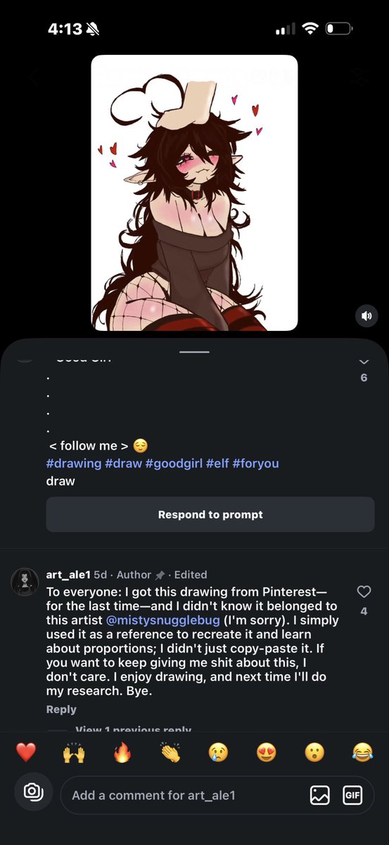 Mistysnuggybugs's tweet photo. Tracing isn’t referencing lol…also post has like 11k likes- https://t.co/BY06DsYpvm