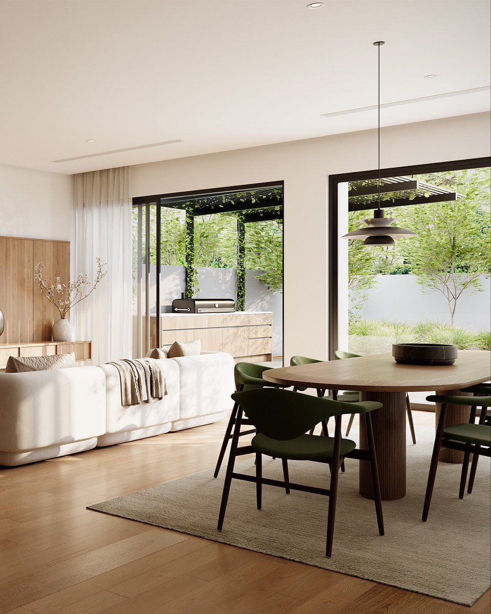 _kingwills's tweet photo. LIGHT STUDY

These renders were created as a personal lighting study and practice exercise. I recreated a few renders inspired by the incredible work of CUUB Studios, focusing on how natural light, shadows, materials, and atmosphere come together to shape an interior. https://t.co/jqokvV9evl