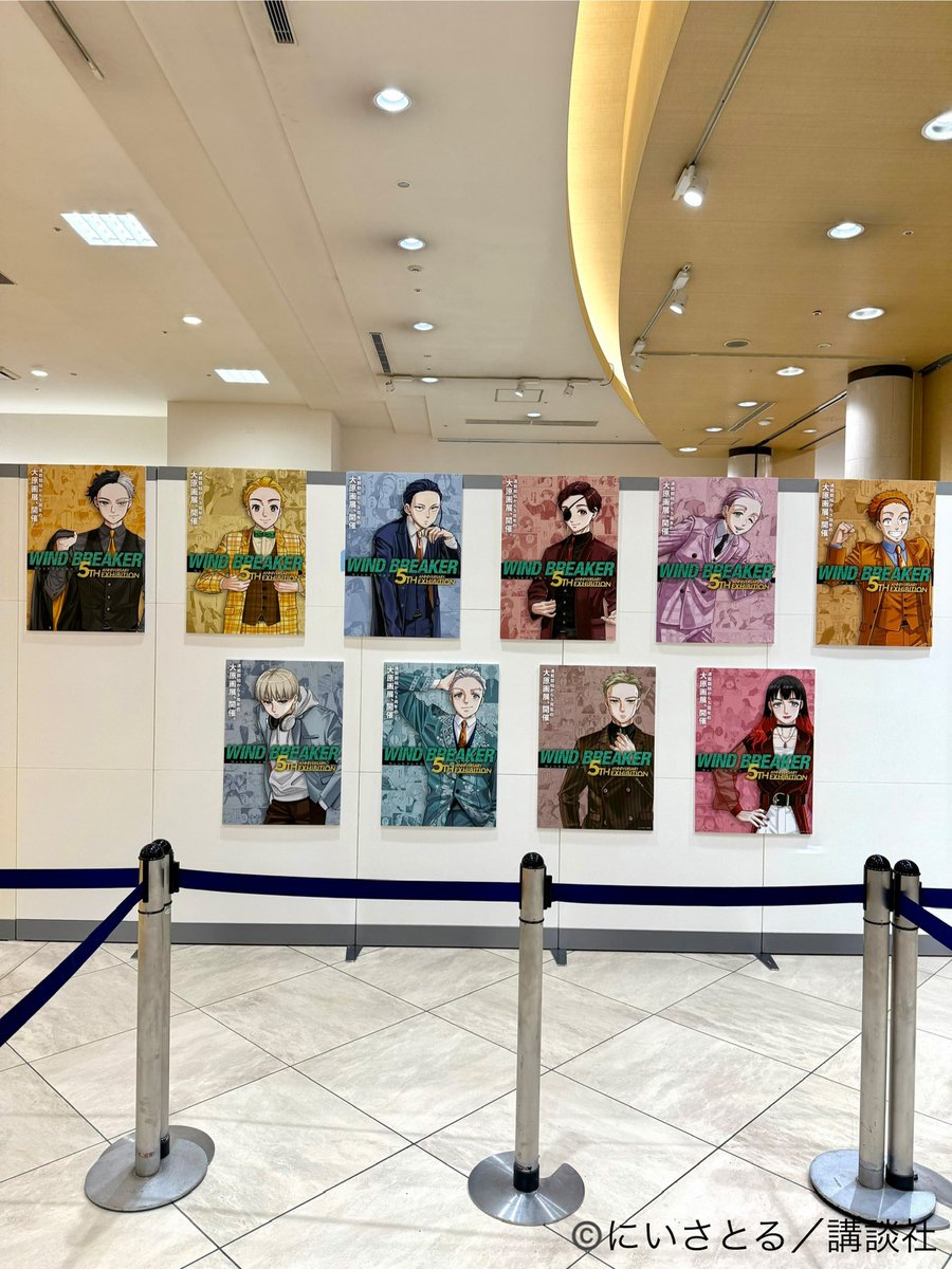 f_mitsukoshi's tweet photo. #ウィンブレ展 開催中！

◼︎福岡三越9階「三越ギャラリー」
◼︎ 2026年8月7日(金) ～ 2026年9月6日(日) 午前10時～午後7時 [最終日午後5時終了／最終入場は各日終了の60分前まで]
#WINDBREAKER  #福岡三越 https://t.co/X44qmJzzCA